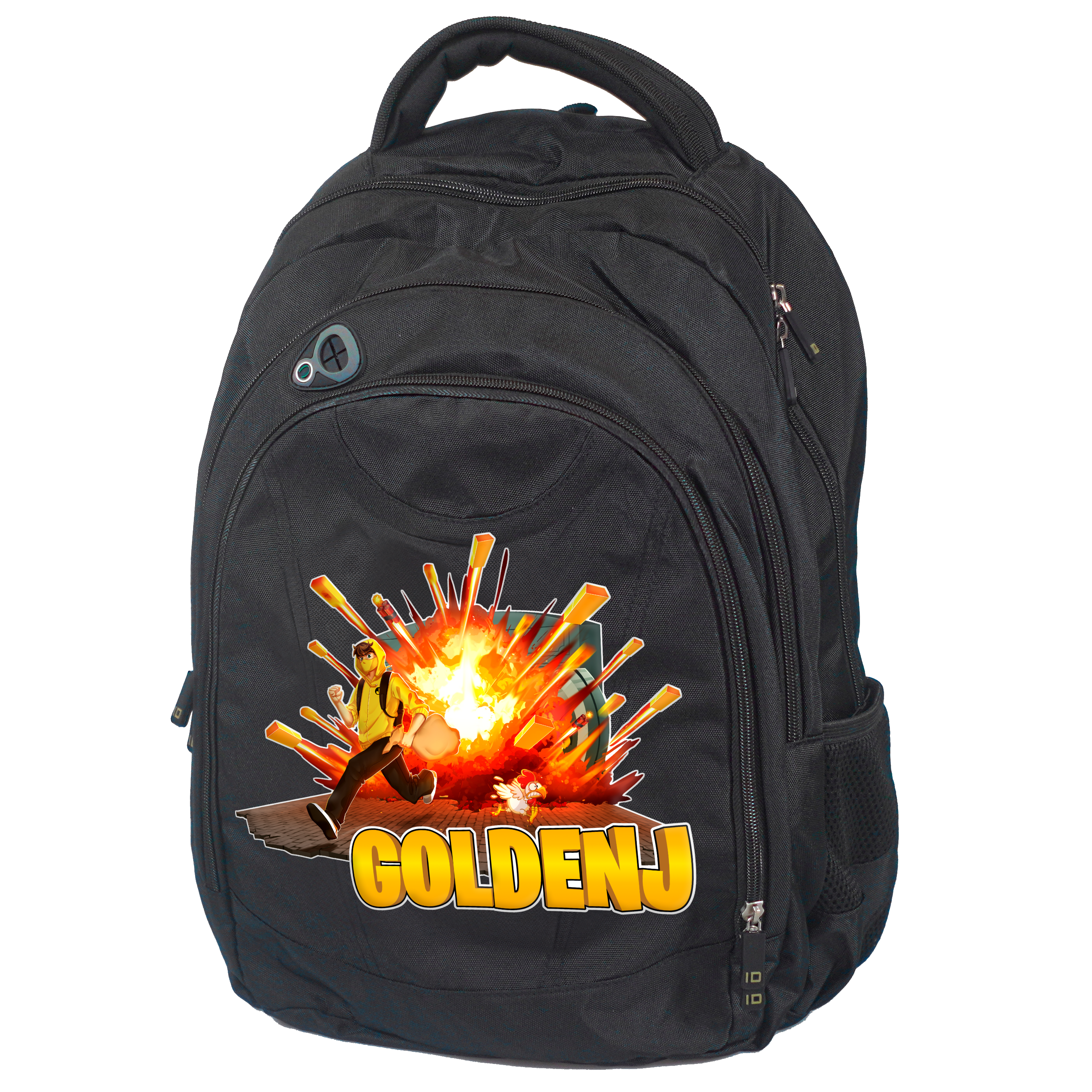 Goldenj Vault Skoletaske - Geekd.dk