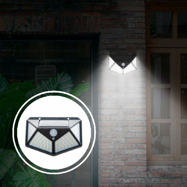 Solcellelampe 100 Led