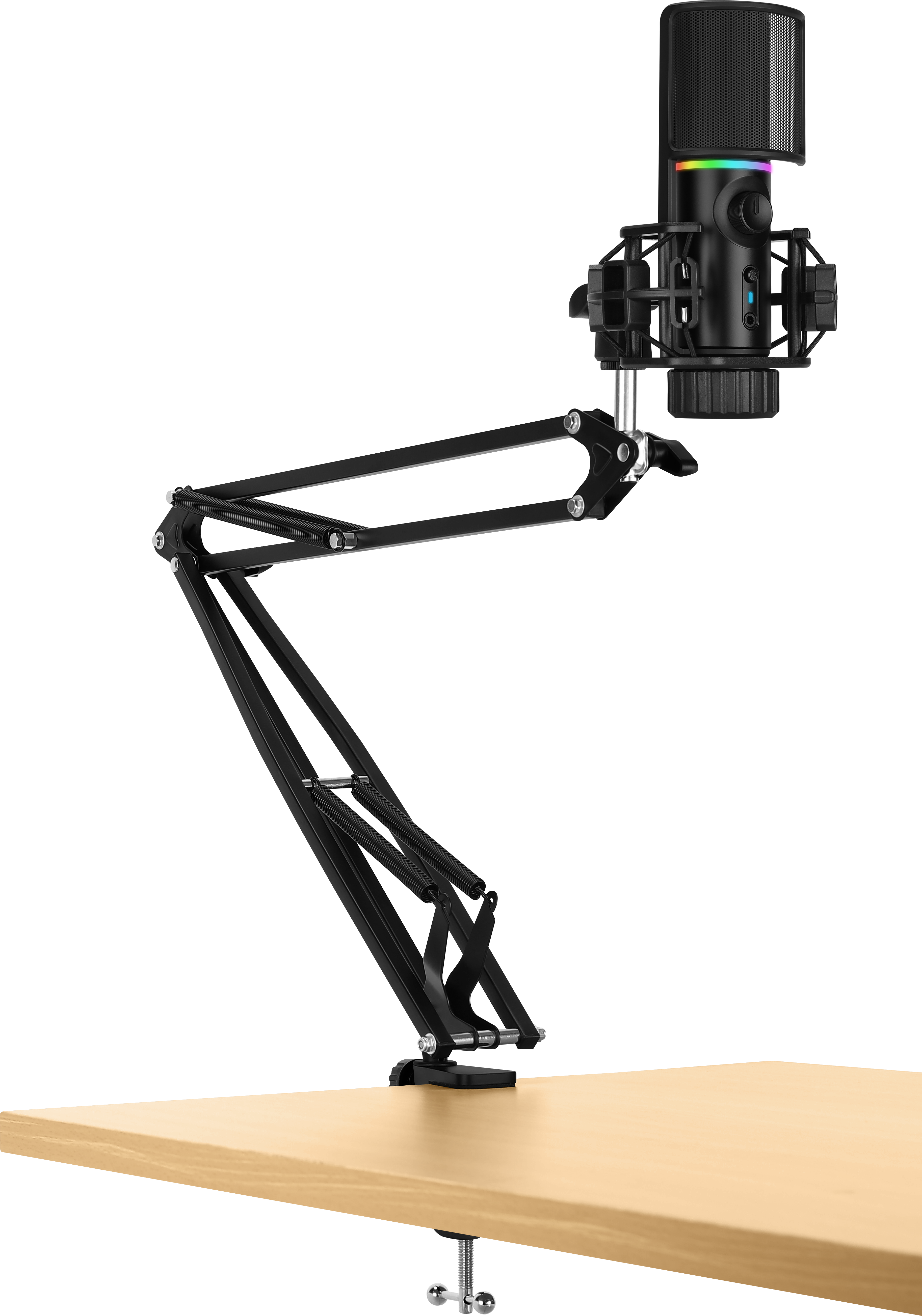 Streamplify Mic Rgb Mikrofon Incl. Mic-arm - Sort - Geekd.dk