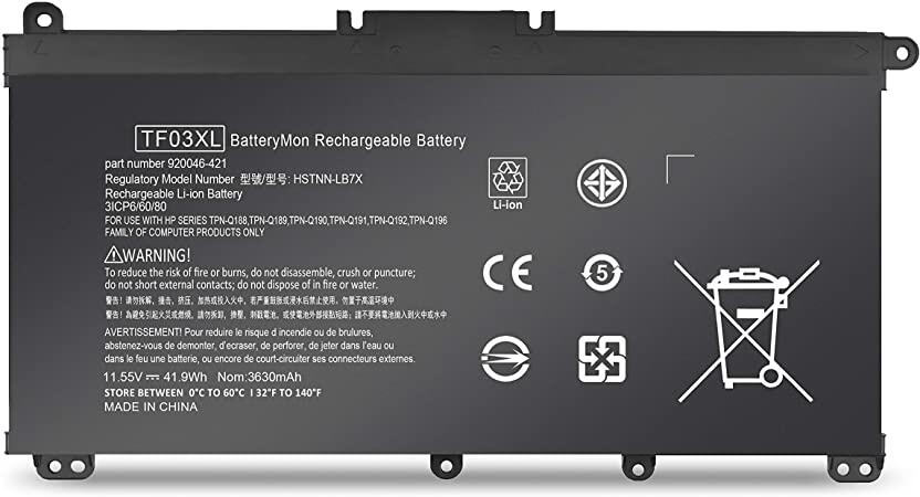 Hp Tf03xl Batteri Kompatibelt