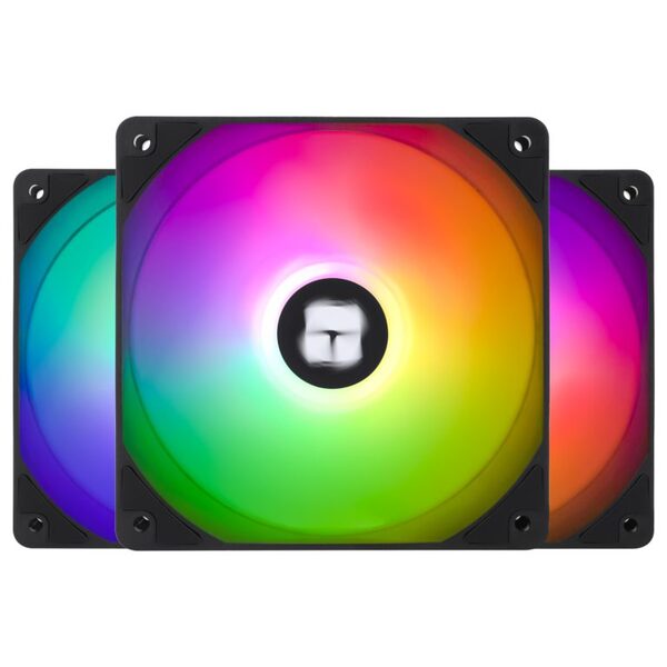 Thermalright Tl-c12c-s Argb Black 3 Pack - 120mm Fan Kabinet Blæser - Geekd.dk