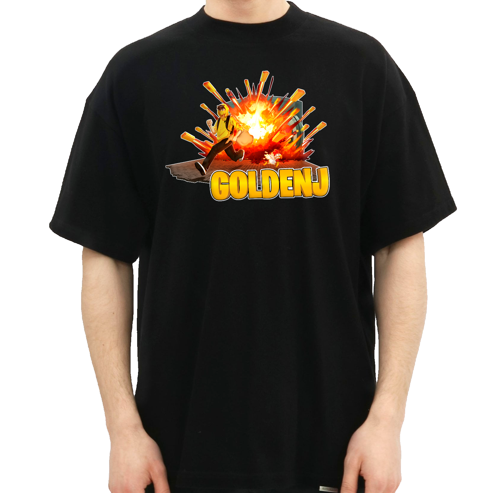Goldenj Vault Tee - Sort T-shirt - Geekd.dk
