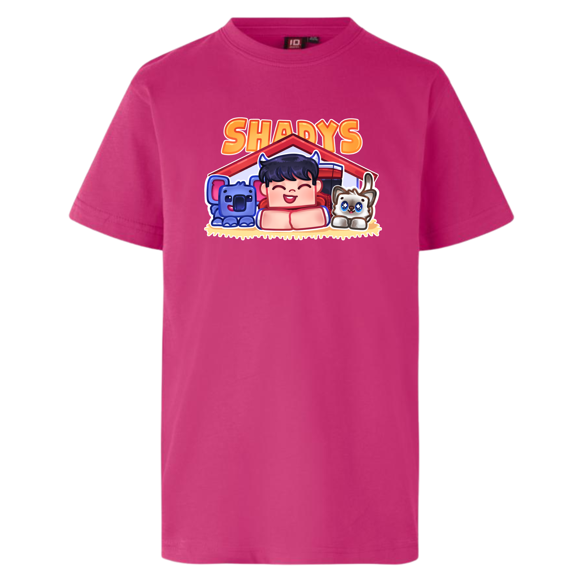 Shadys Kæledyr Tee - Lyserød T-shirt - Geekd.dk