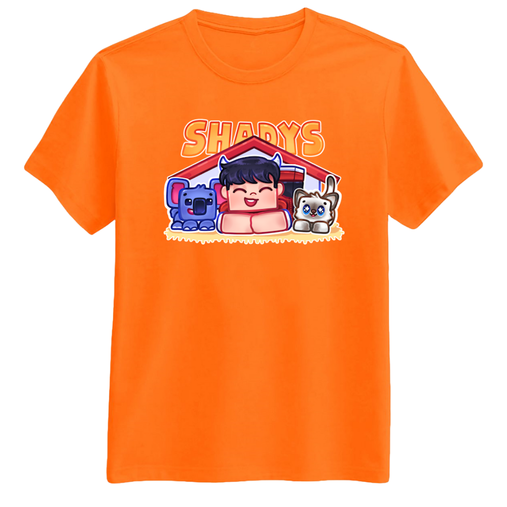 Shadys Kæledyr Tee - Orange T-shirt - Geekd.dk