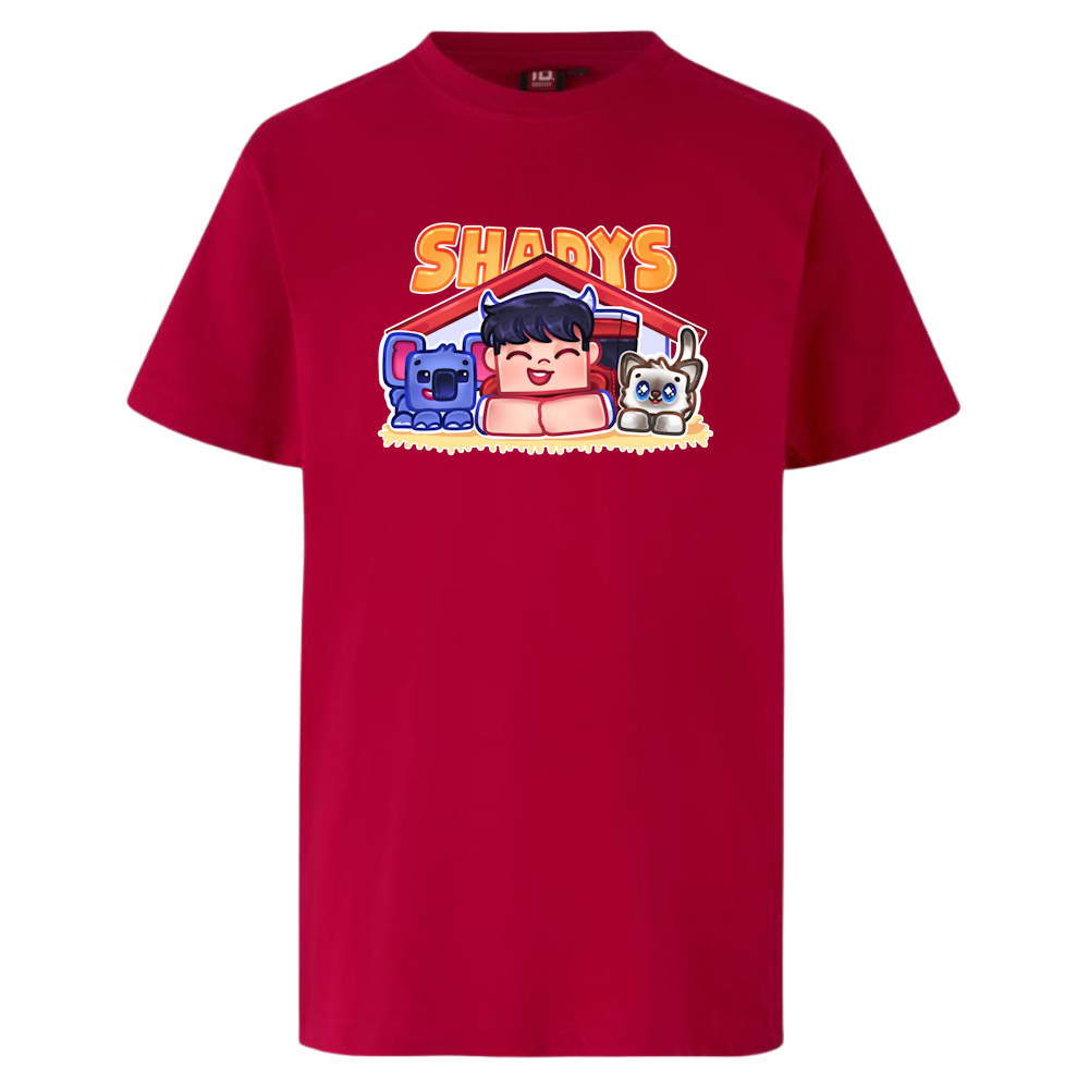 Shadys Kæledyr Tee - Rød T-shirt - Geekd.dk