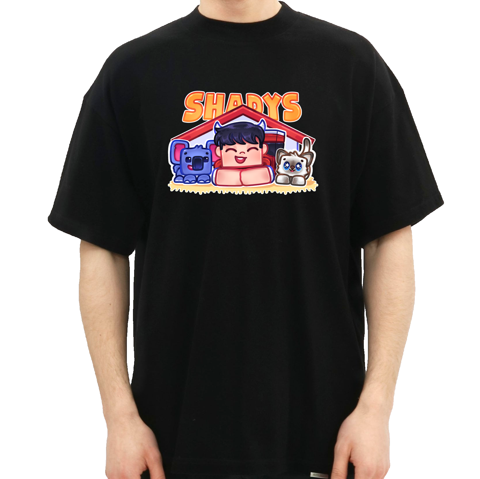 Shadys Kæledyr Tee - Sort T-shirt - Geekd.dk