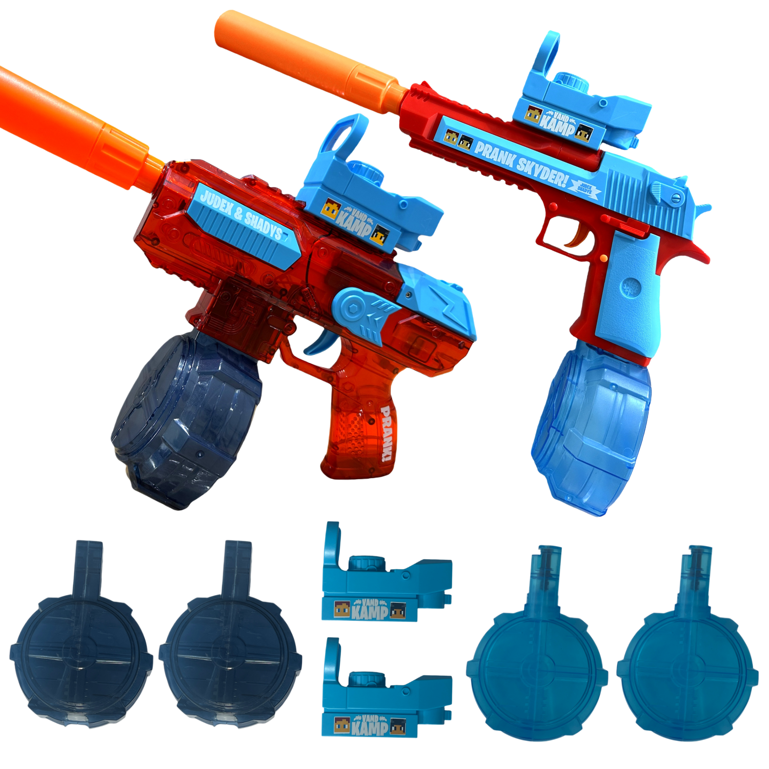 Judex X Shadys - Vandpistol Mega Bundle Legetøjsvåben - Geekd.dk