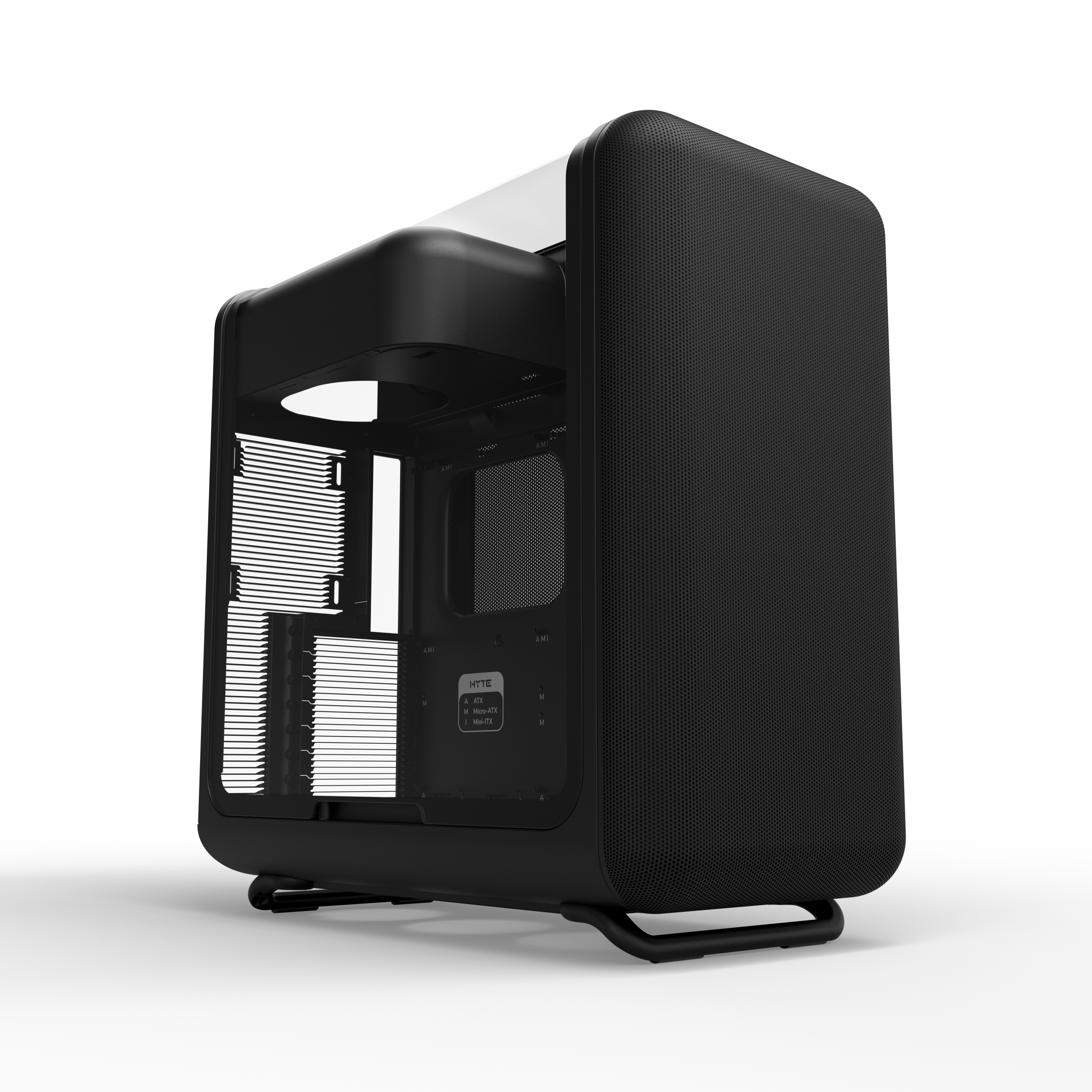 Hyte X50 Midi-tower  -  Mesh Pitch Black Kabinet - Geekd.dk