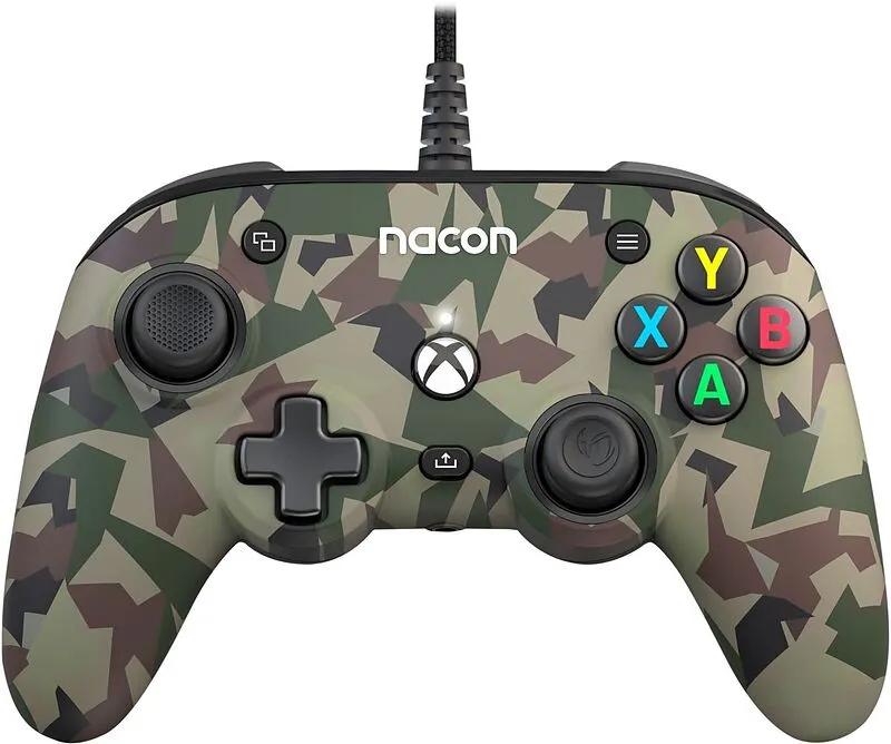Nacon Pro Compact Kablet Controller Camo Grøn /xbox Series X Konsol - Geekd.dk