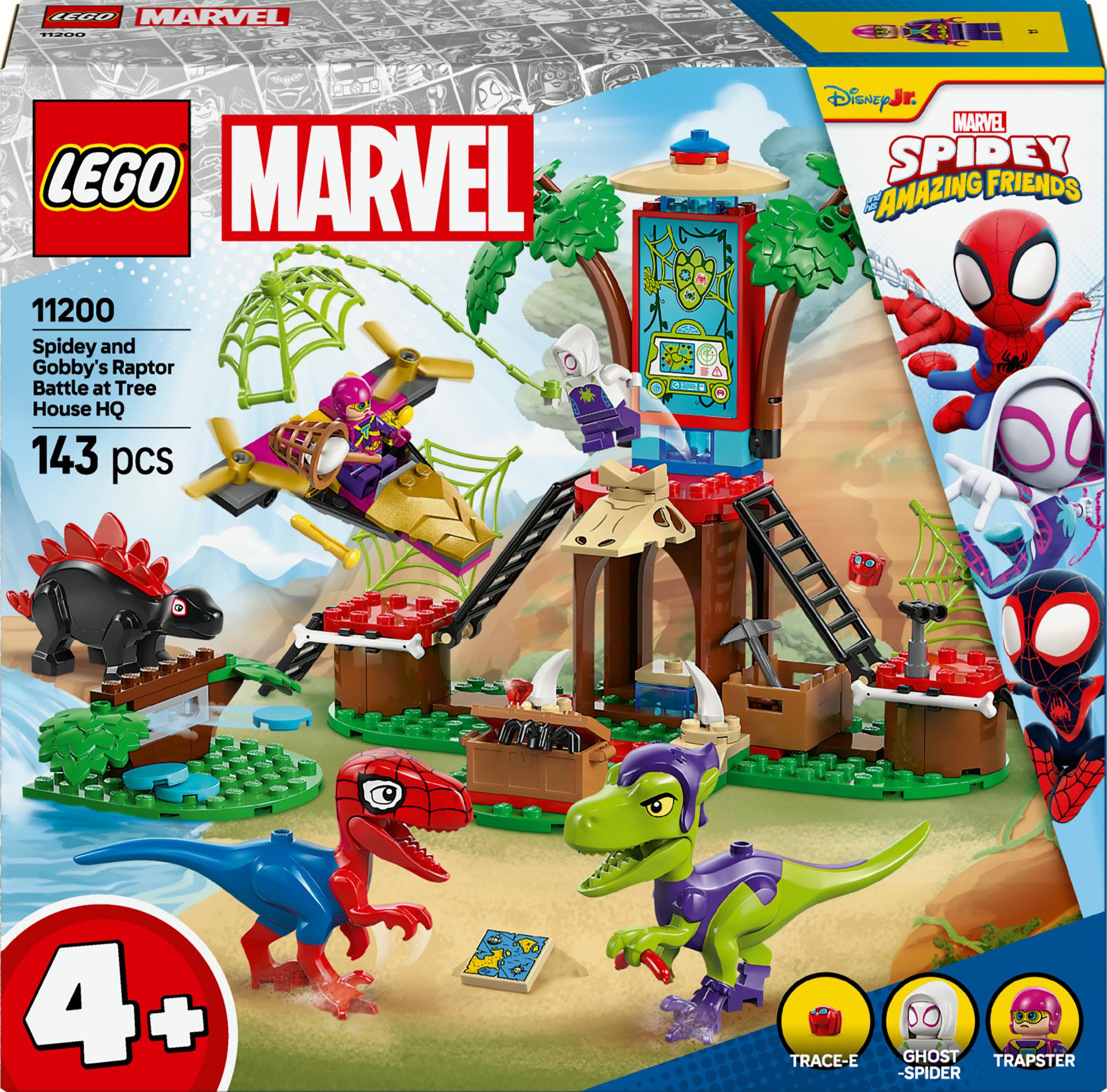 Lego 11200 Marvel Spidey And His Super Friends Showdown At The Treehouse: Spidey-rex Vs. Gobby Raptor - Geekd.dk
