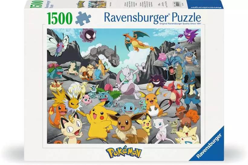 Ravensburger Pokémon Puslespil  -  1500 Brikker - Geekd.dk
