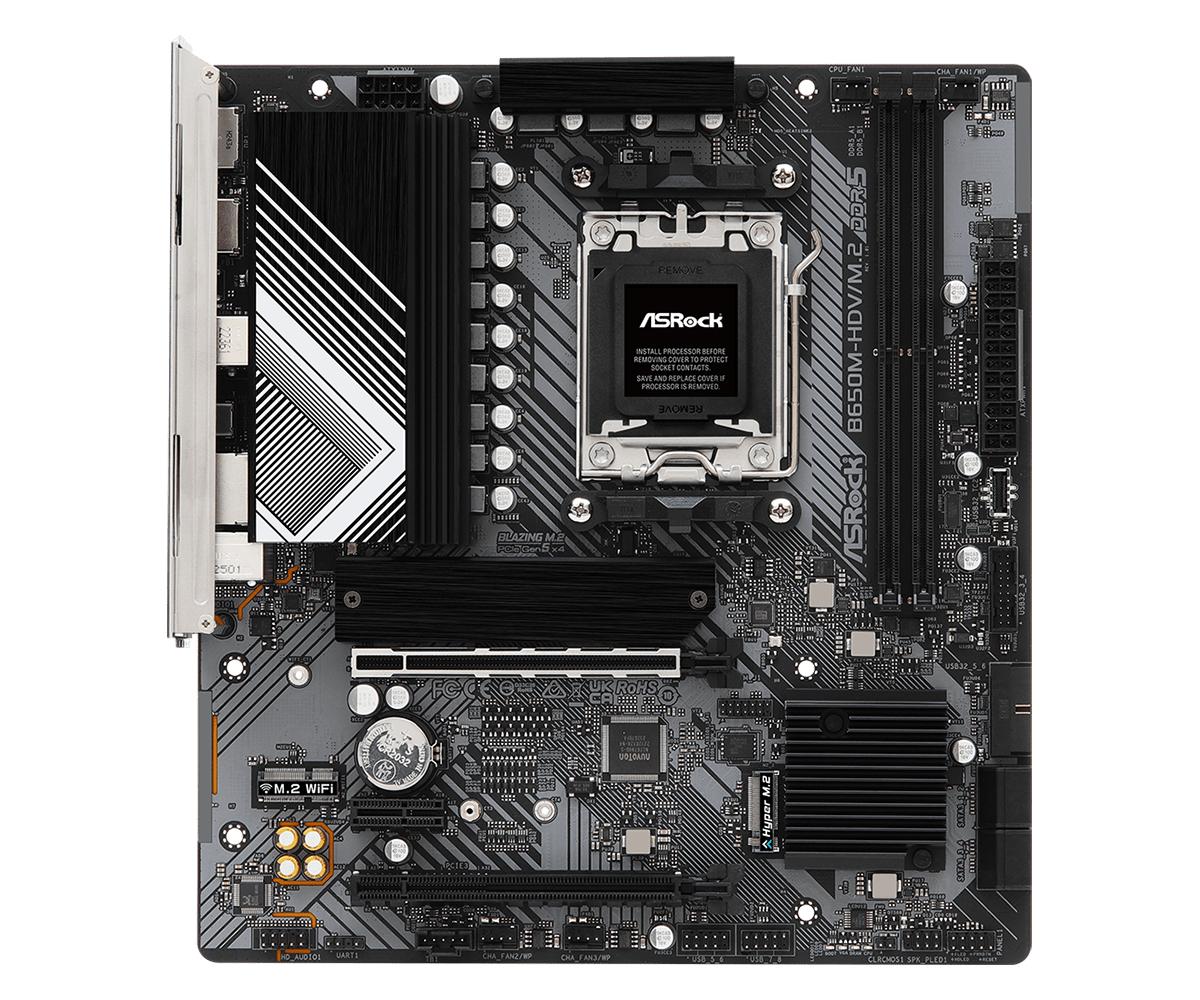 Asrock B650m-hdv/m.2 - Matx Am5 Ddr5 Bundkort - Geekd.dk