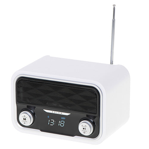 Trådløs Bluetooth Radio Med Fm, Usb & Sd  Genopladelig