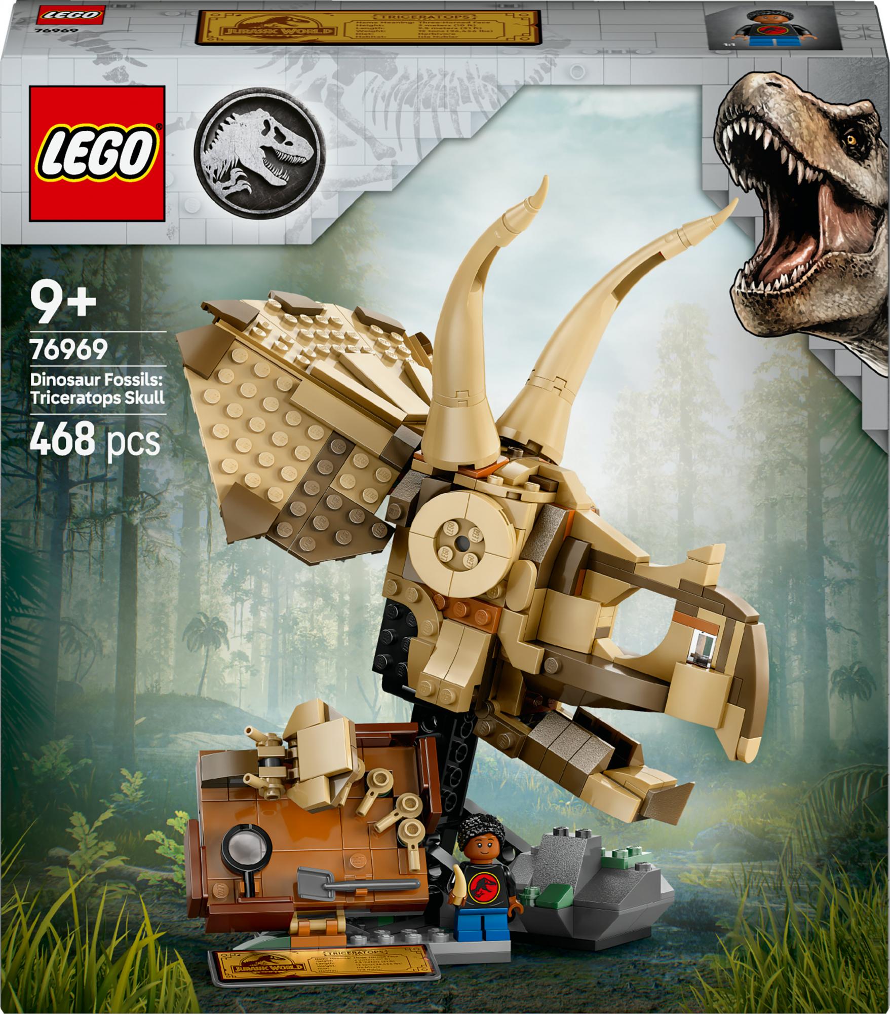 Lego 76969 Jurassic World Dinosaur Fossils: Triceratops Skull - Geekd.dk