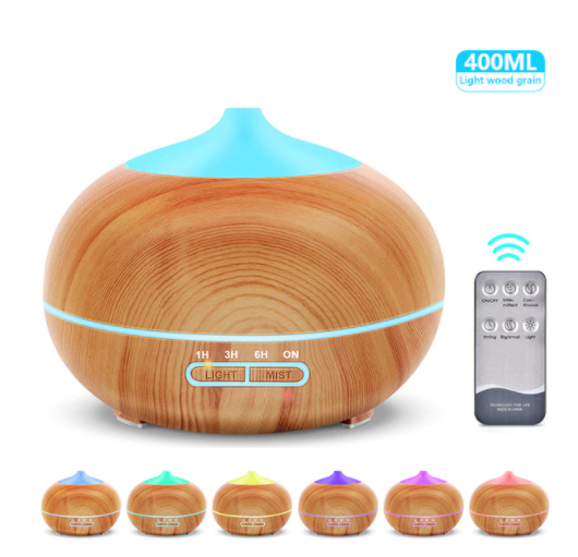 Aroma Diffuser - Duftlampe 400 Ml, H1 Lys