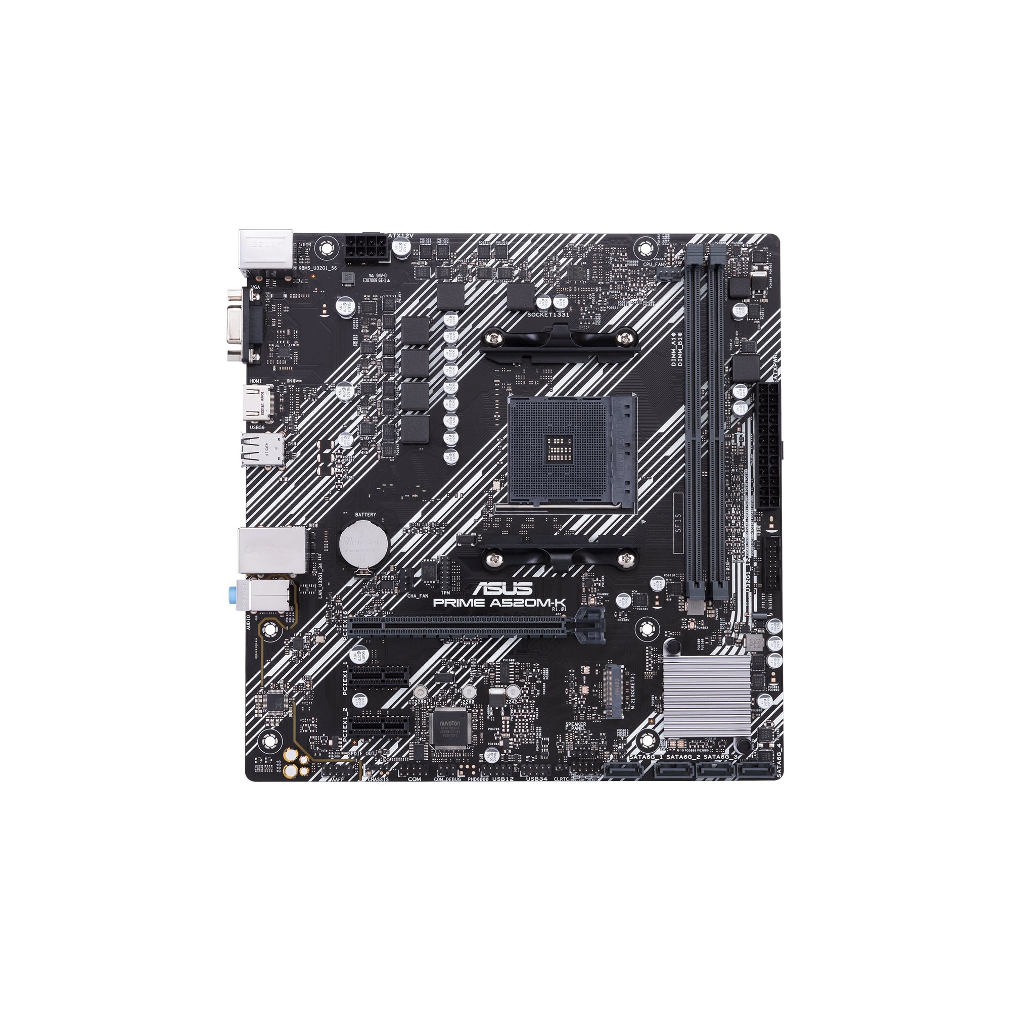 Asus Prime A520m-k (matx, A520, Am4) - Bundkort - Geekd.dk