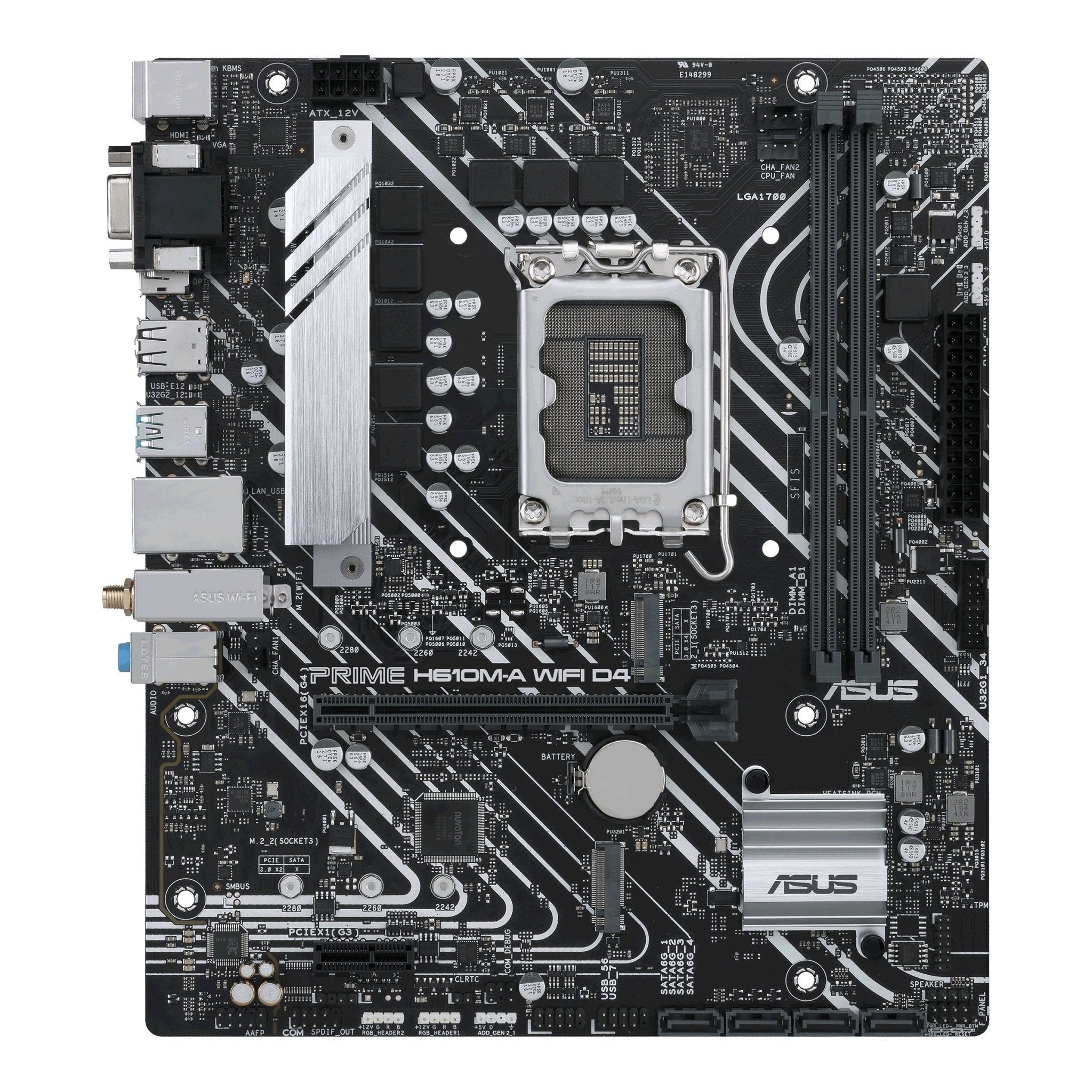 Asus Prime H610m-a Wifi D4 (matx, H610, Lga 1700, Ddr4) - Bundkort - Geekd.dk