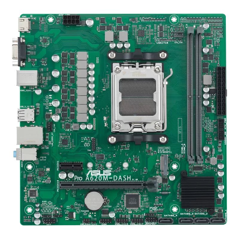 Asus Pro A620m-dash-csm - Socket Am5 - Bundkort - Geekd.dk