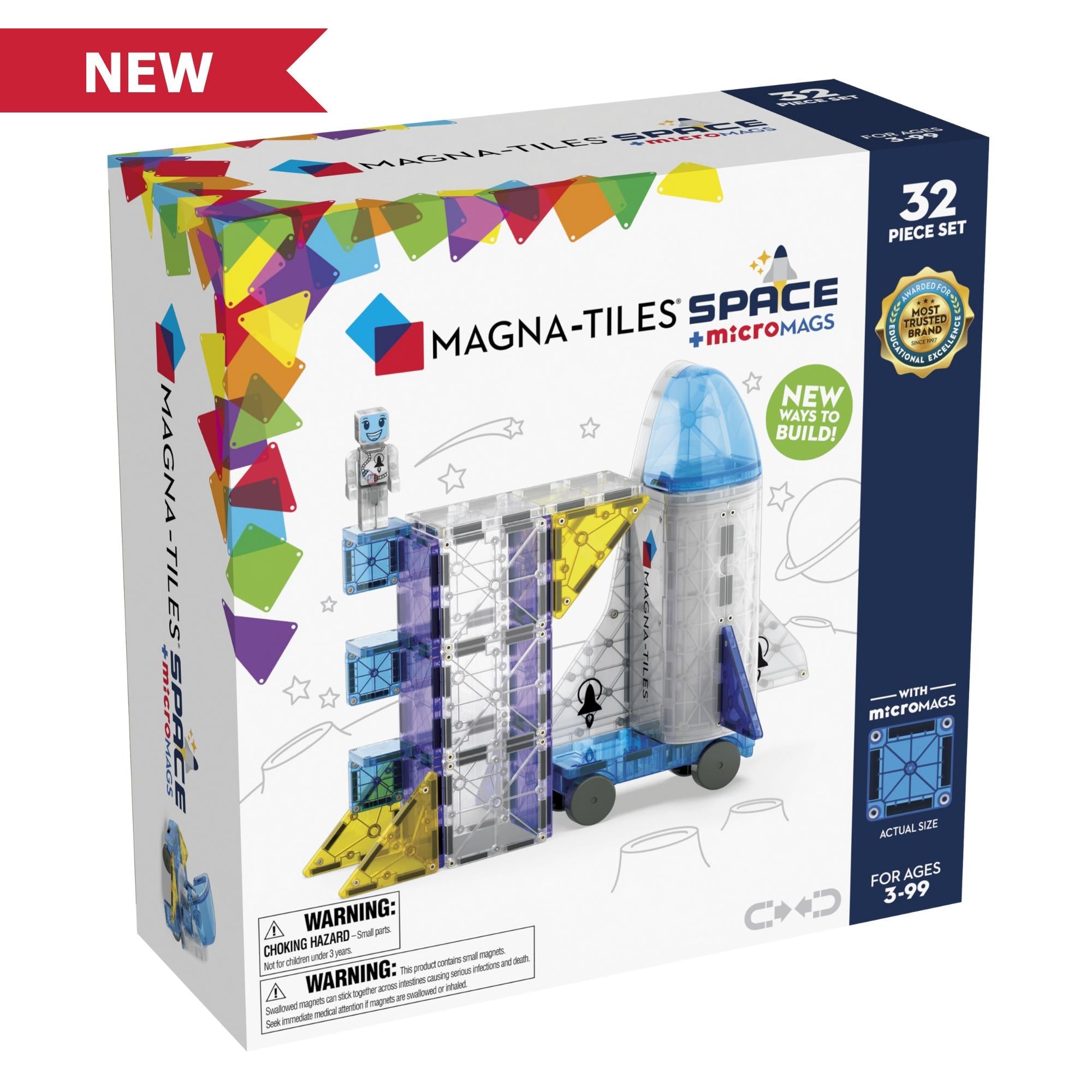 Magna-tiles Space  -  Magnetisk Byggesæt - Geekd.dk