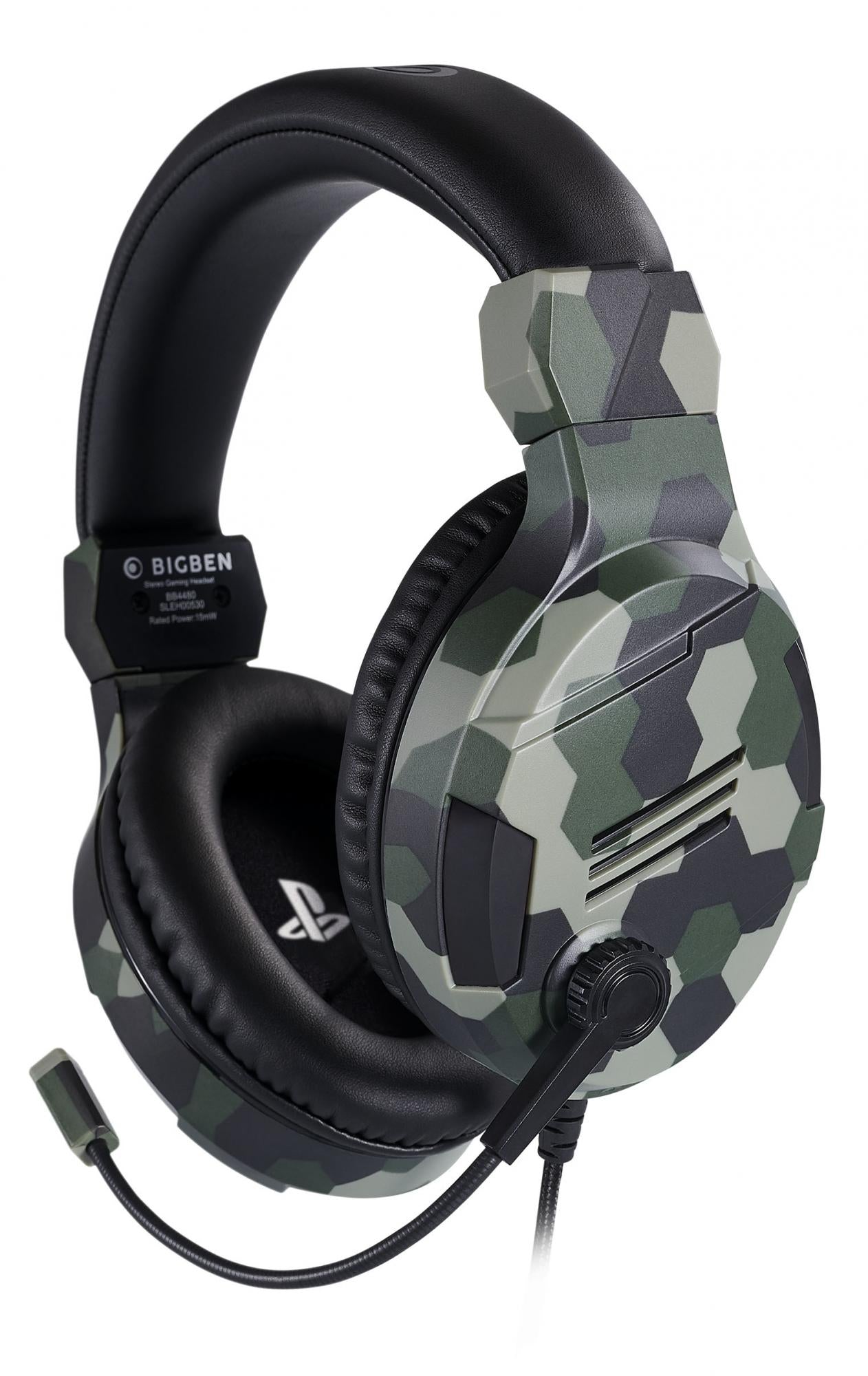 Nacon Ps4 Gaming Headset V3 - Grøn - Headset - Sony - Geekd.dk