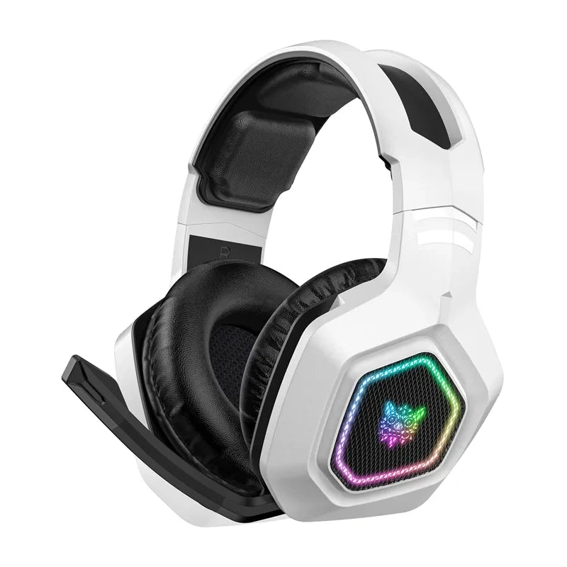 Onikuma B100 Trådløst Gaming Headset - Hvid - Geekd.dk