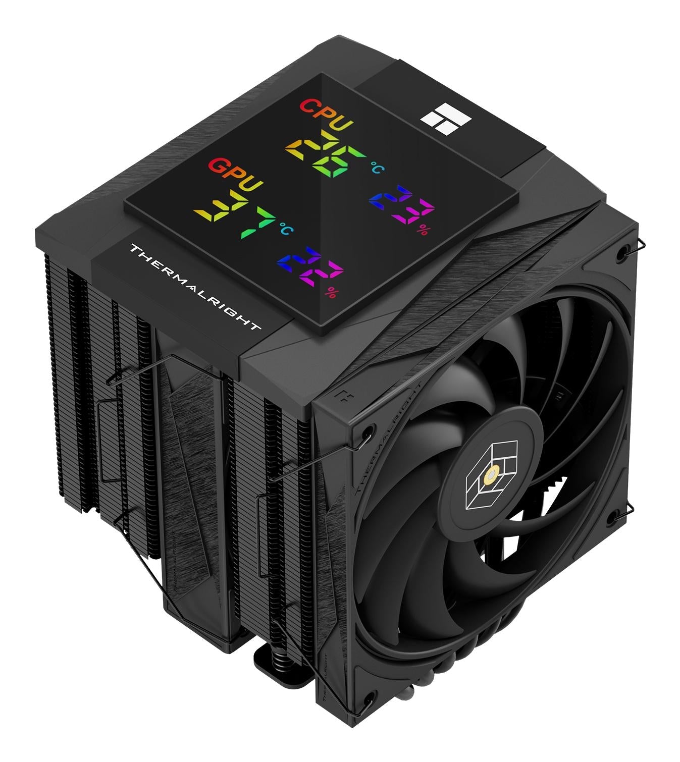 Thermalright Royal Knight 120 Digital Black Cpu Køler - Geekd.dk