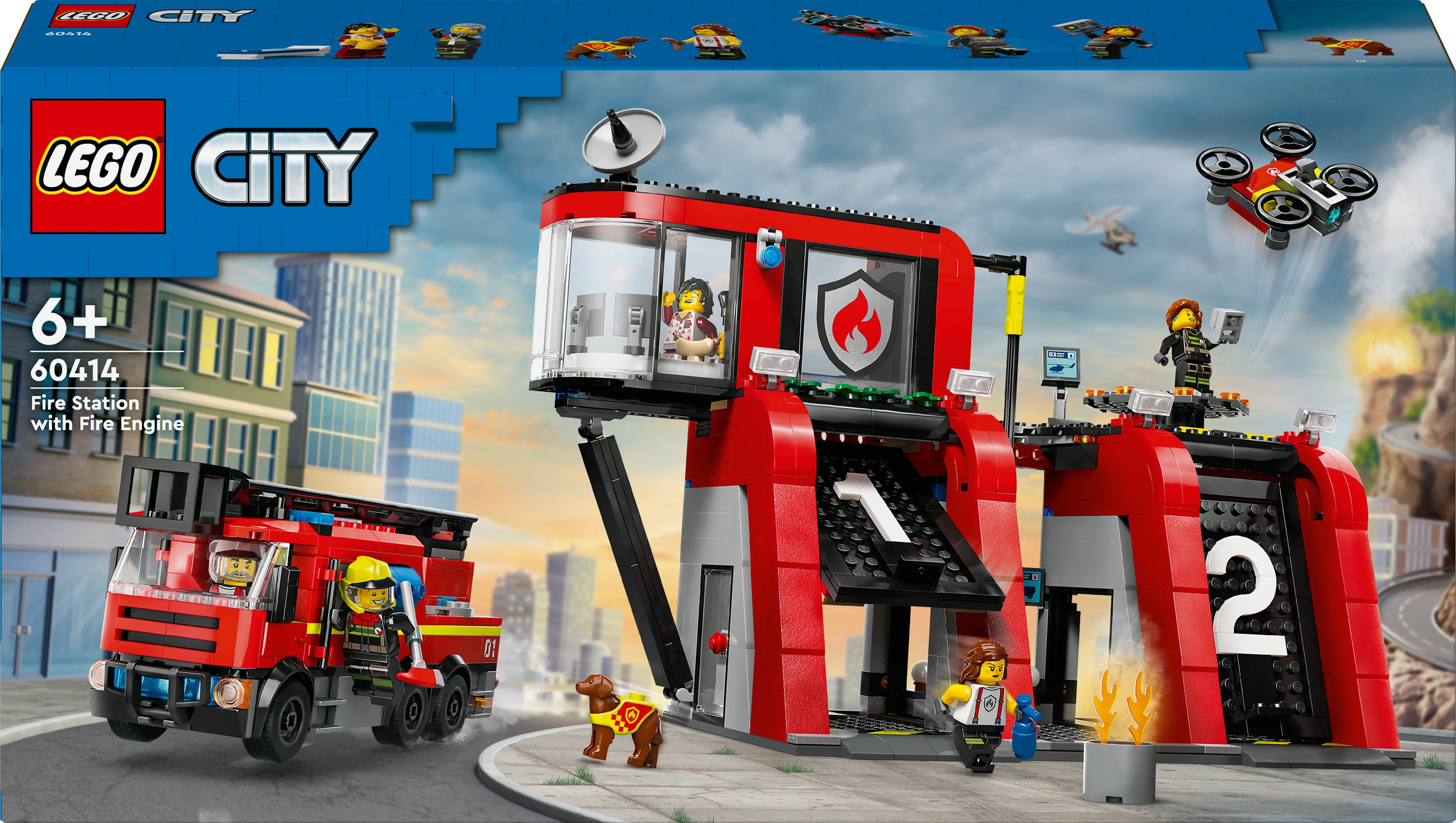 Lego 60414 City Brand Station Med Drejetårn - Geekd.dk