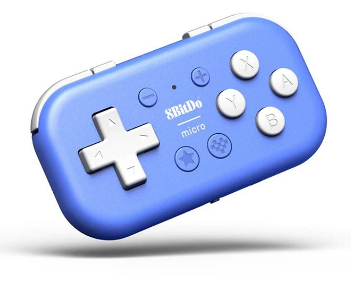 8bitdo Micro Bluetooth Gamepad - Blå Controller - Geekd.dk