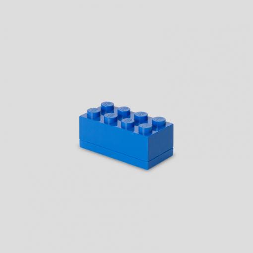Room Copenhagen Lego Mini Box 8 Blue - Rc40121731 Opbevaringskasse - Geekd.dk