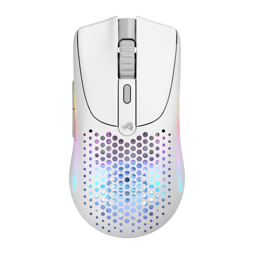 Glorious Model O 2 Mini Wireless  -  Hvid Mus - Geekd.dk