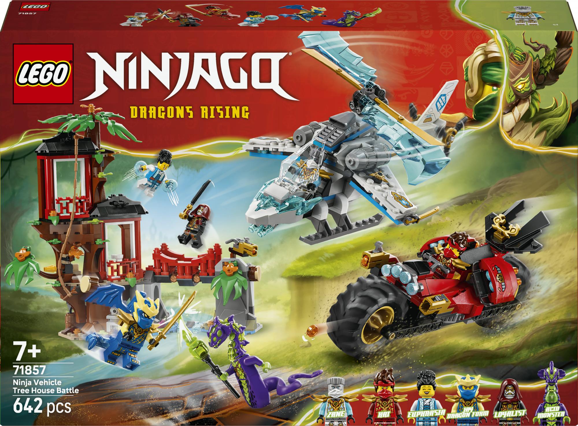 Lego Ninjago  -  Ninja Køretøj Og Træhuskamp - Geekd.dk