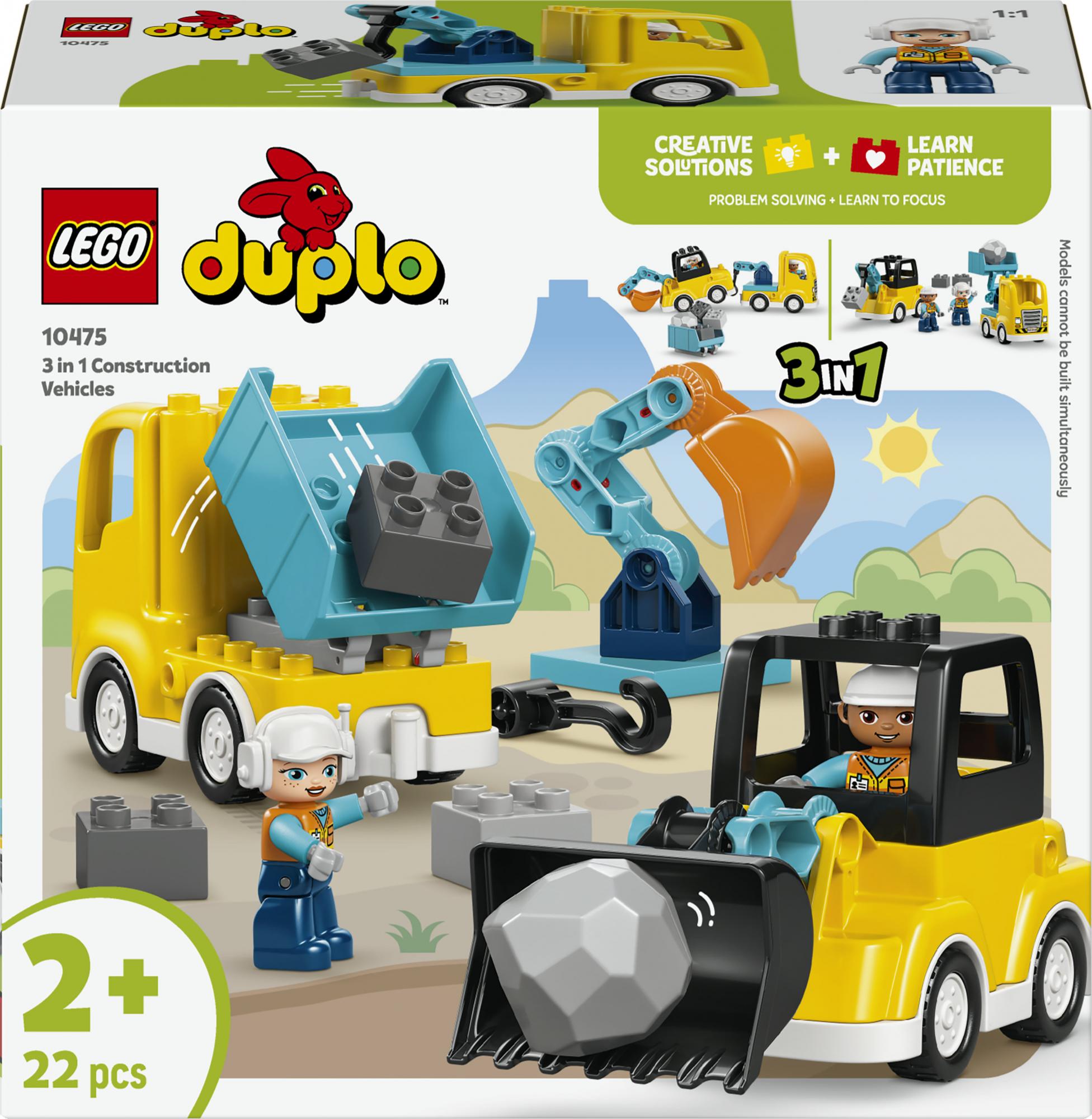 Lego Duplo Town 3 I 1 Byggekøretøjer - Geekd.dk