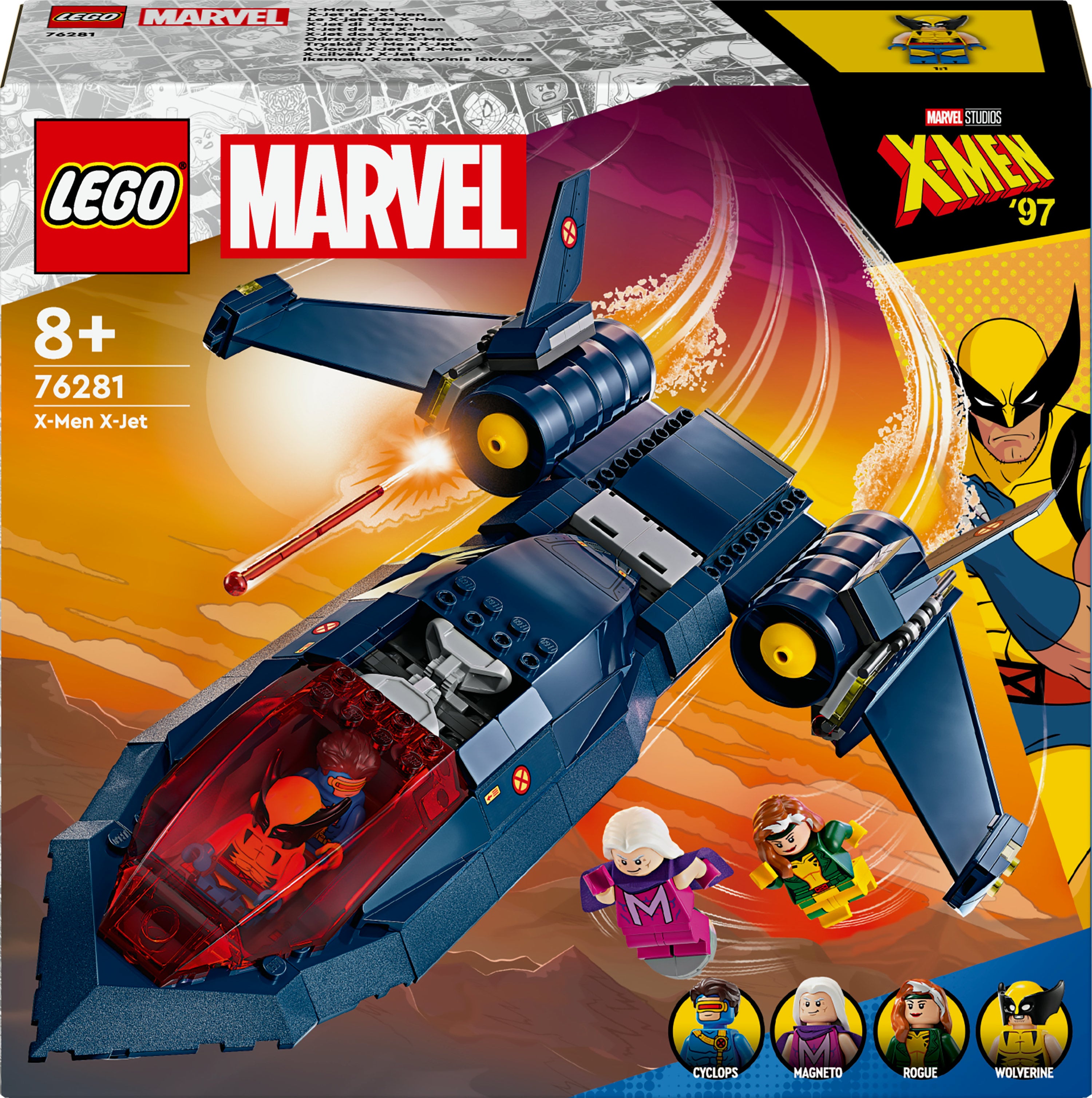 Lego 76281 Marvel Super Heroes X-men's X-jet - Geekd.dk