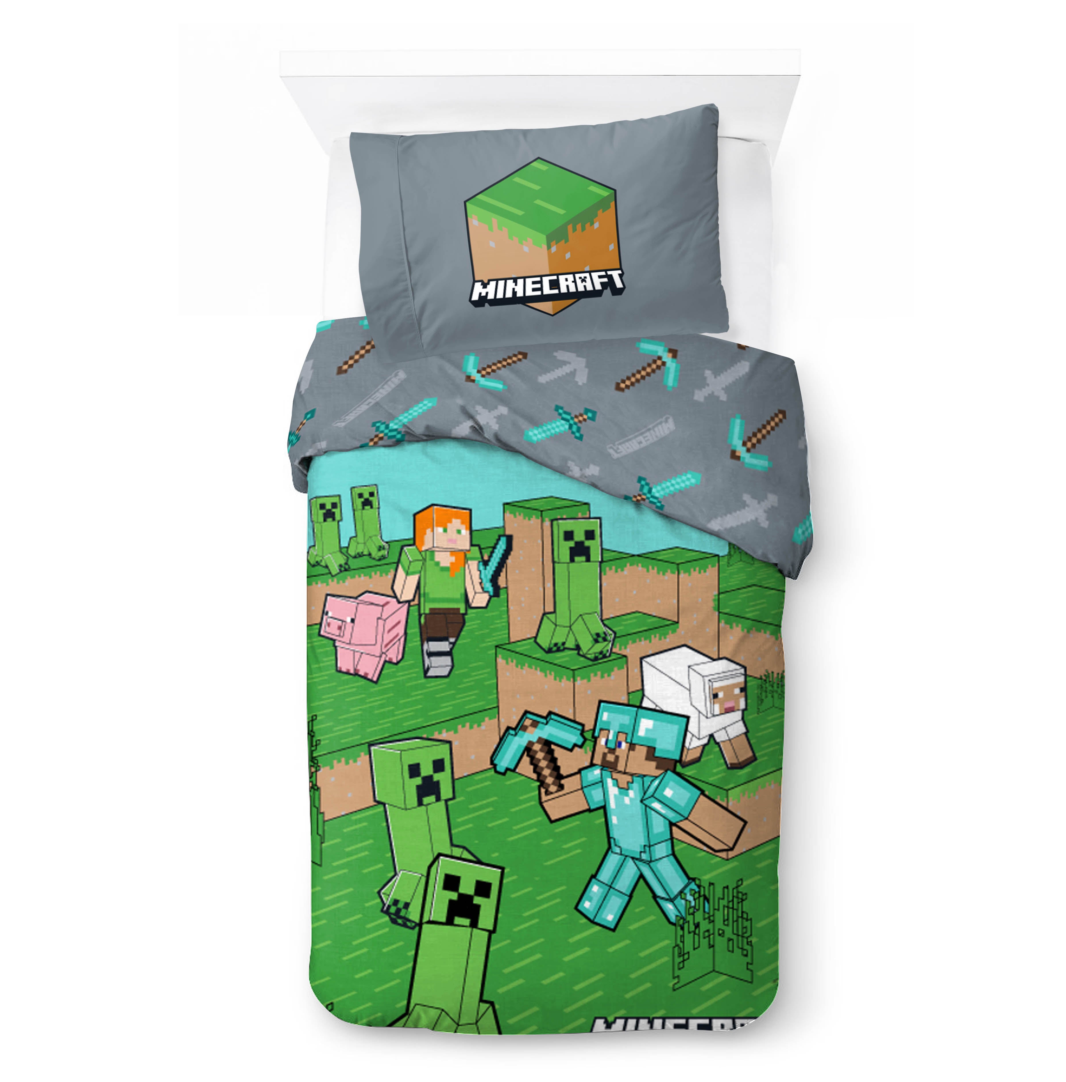 Minecraft Animals & Mobs  -  Sengetøj - Geekd.dk