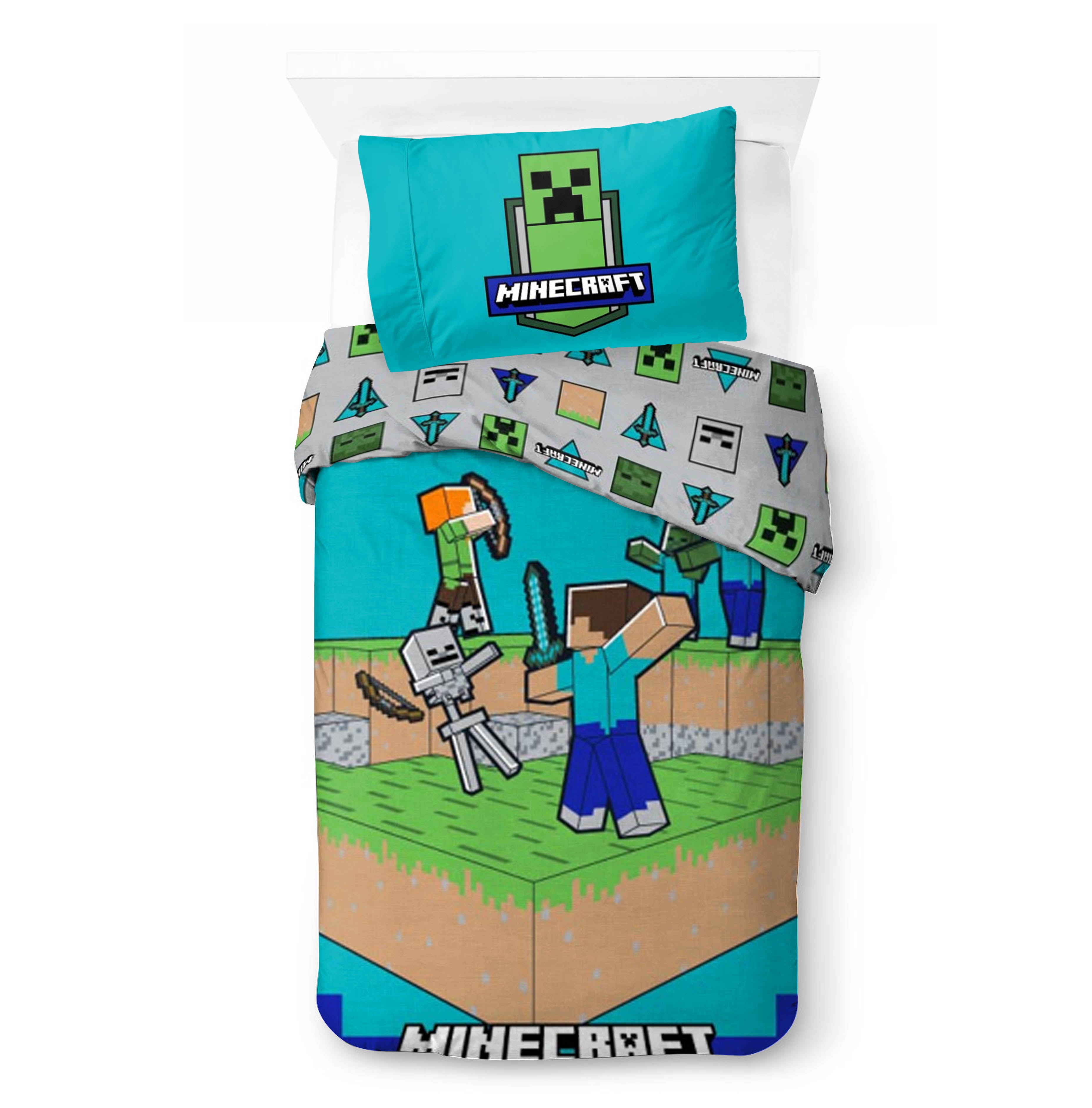 Minecraft The Fight Is On  -  Sengetøj - Geekd.dk