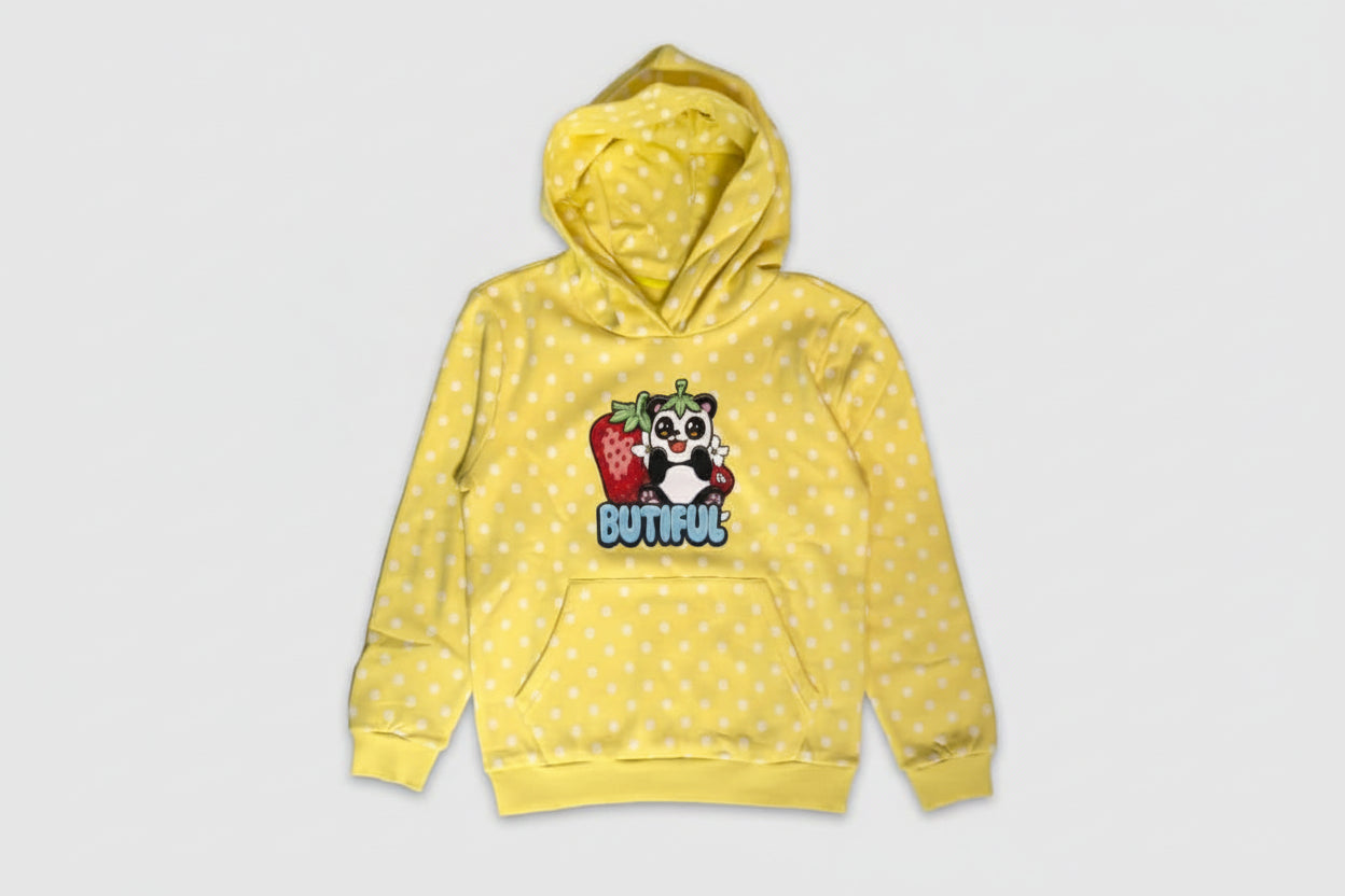 Beduna Butiful Hoodie - Gul - Geekd.dk