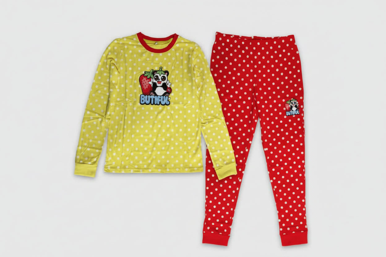 Beduna Butiful Pyjamas - Gul Nattøj - Geekd.dk