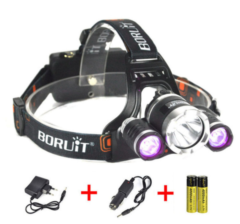 Uv Pandelampe 3 X Cree T6 - Sæt