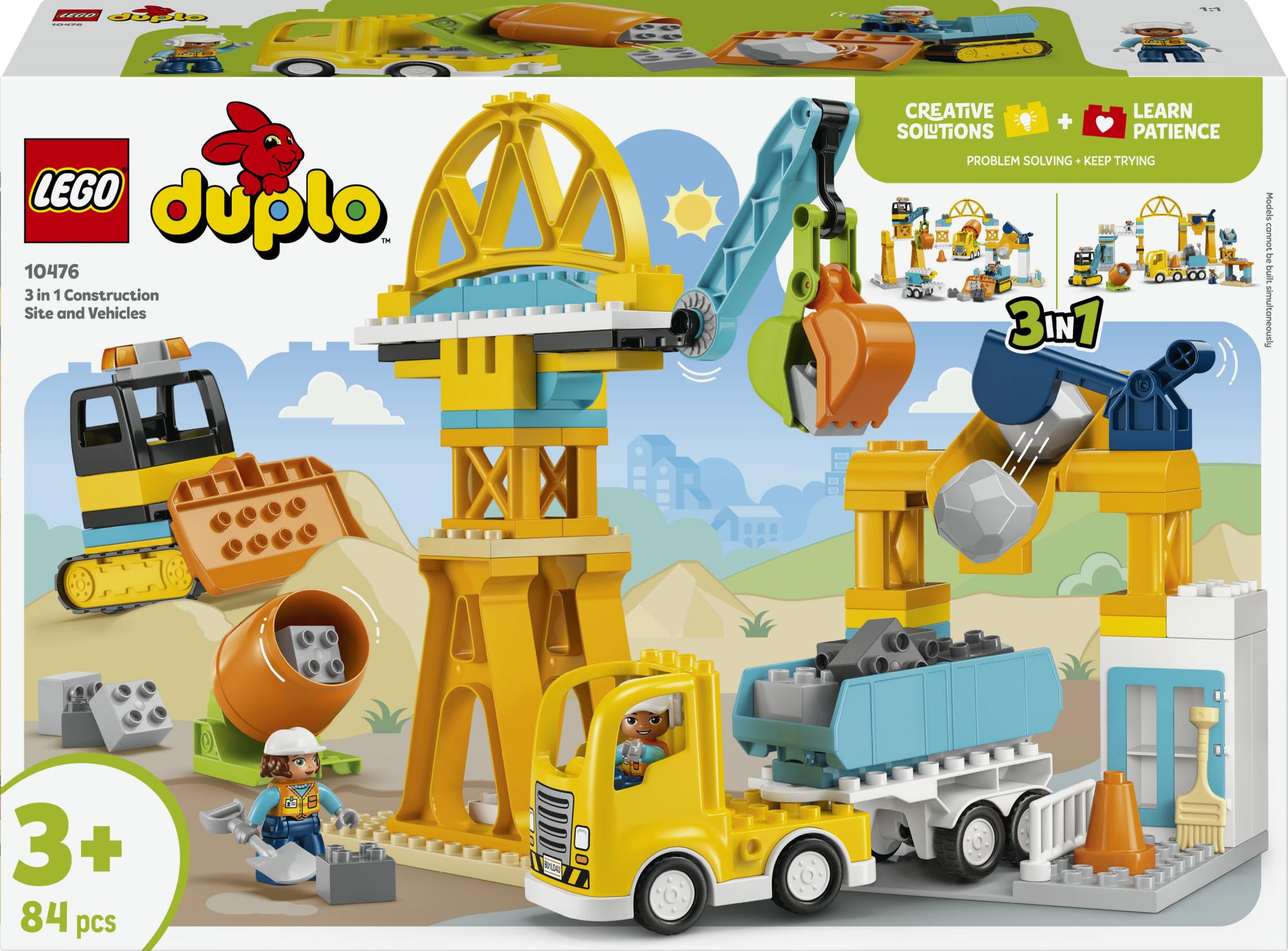 Lego Duplo Town  -  3 In 1 Construction Site And Vehicles - Geekd.dk