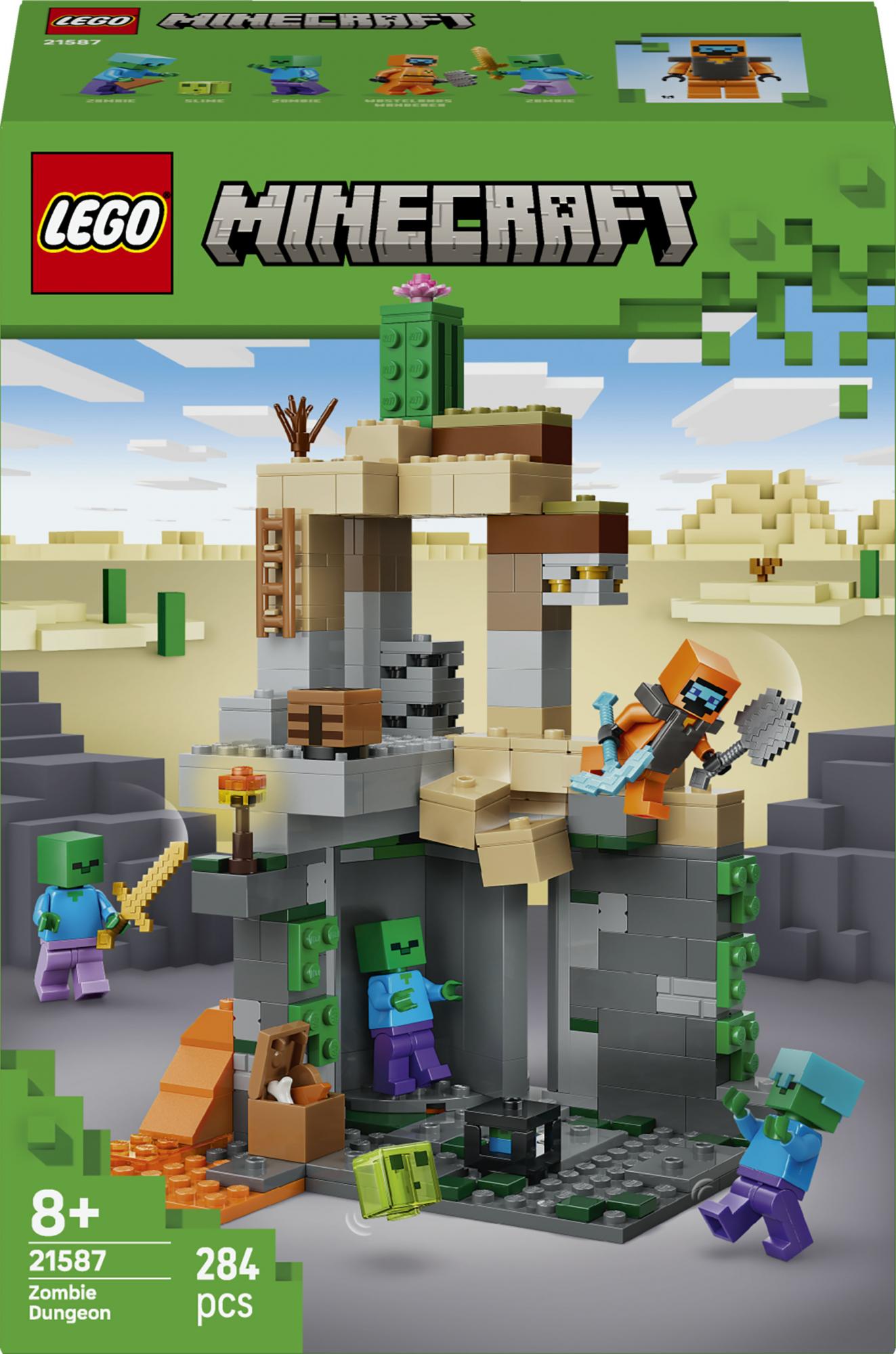 Lego Minecraft  -  Zombie Fangehullet - Geekd.dk