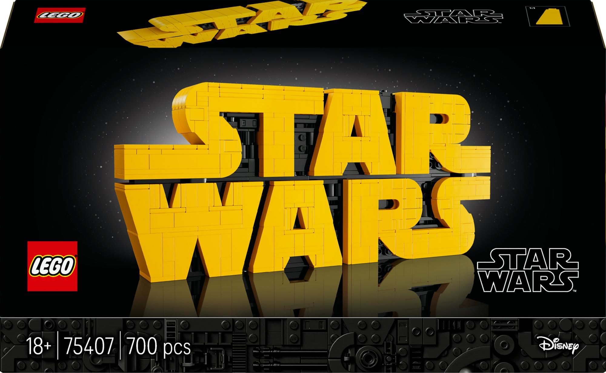 Lego 75407 Star Wars Logo Made Of Lego Bricks - Geekd.dk