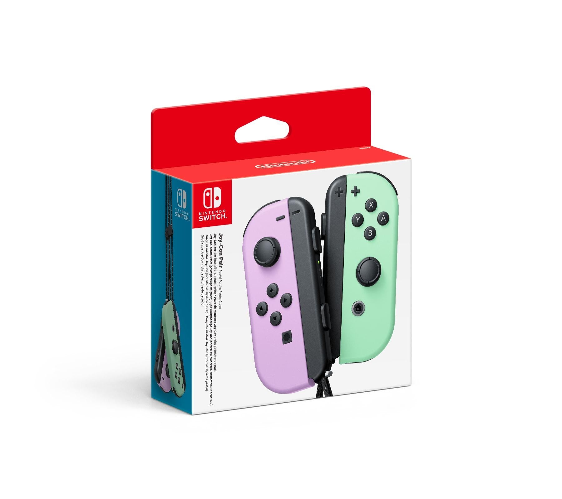 Joy Con Pair Pastel Lilla/pastel Grøn Konsol - Geekd.dk