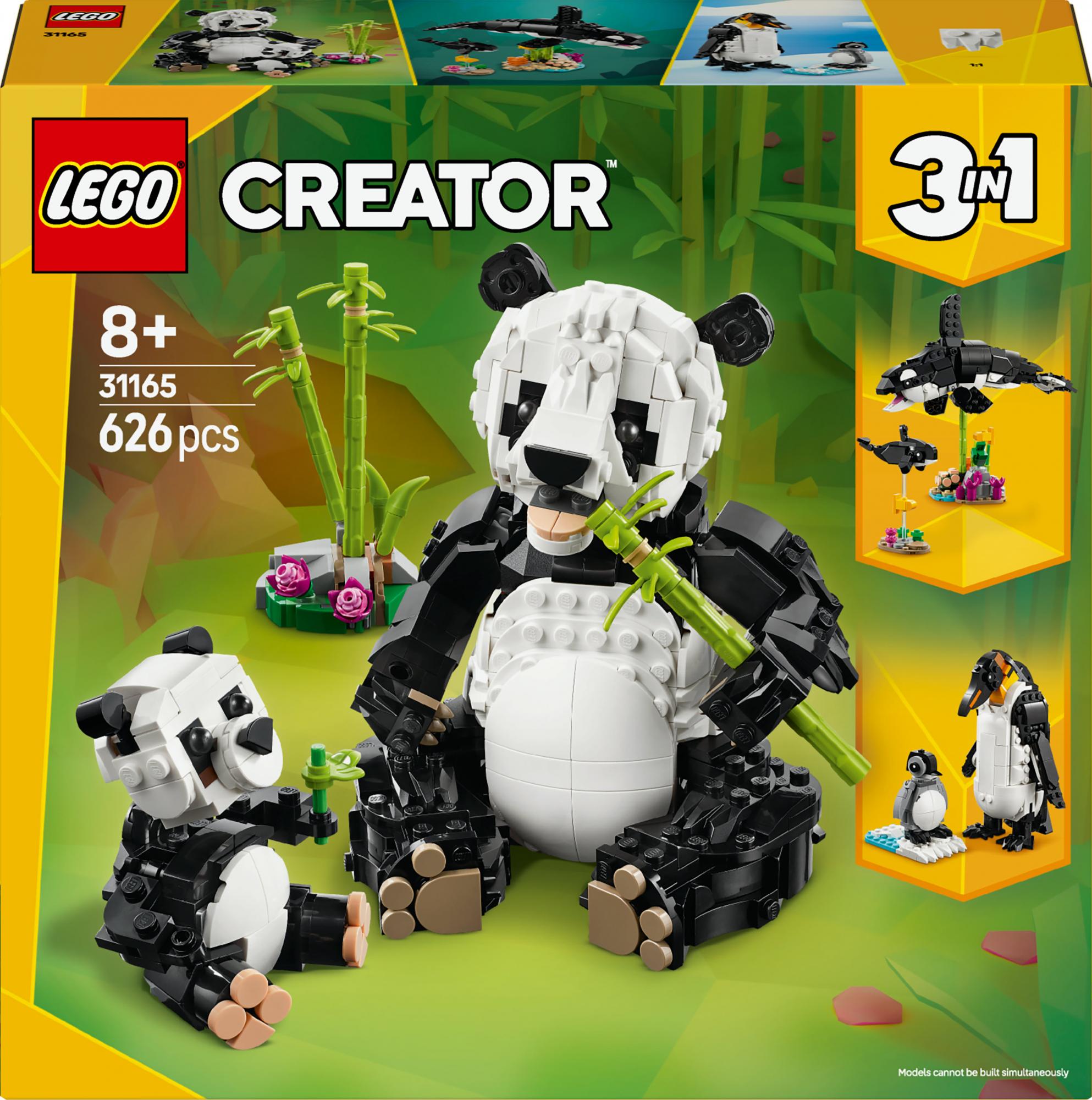 Lego 31165 Creator 3-in-1 Wild Animals: Panda Family - Geekd.dk