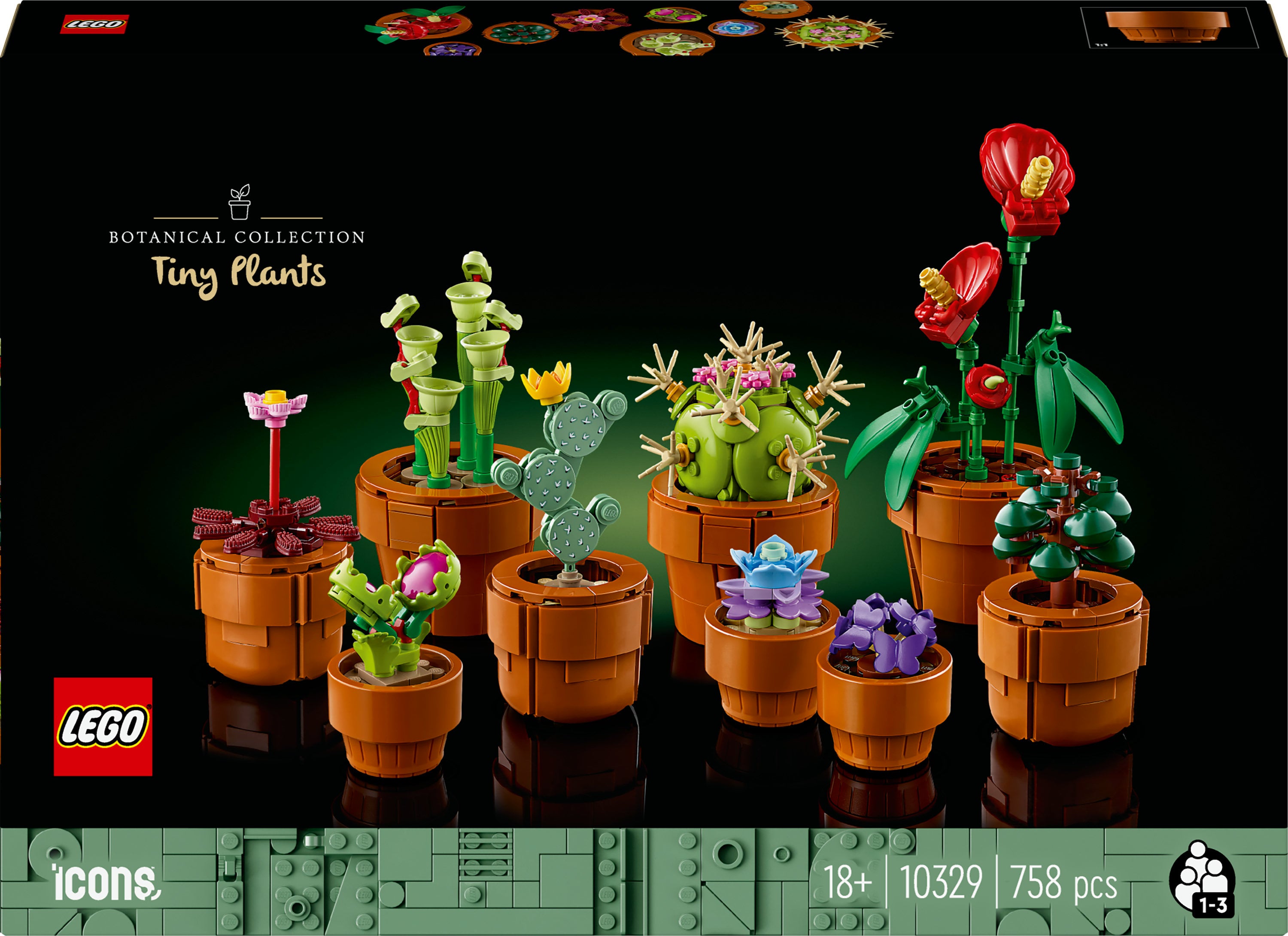 Lego 10329 Icons Mini Planter - Geekd.dk