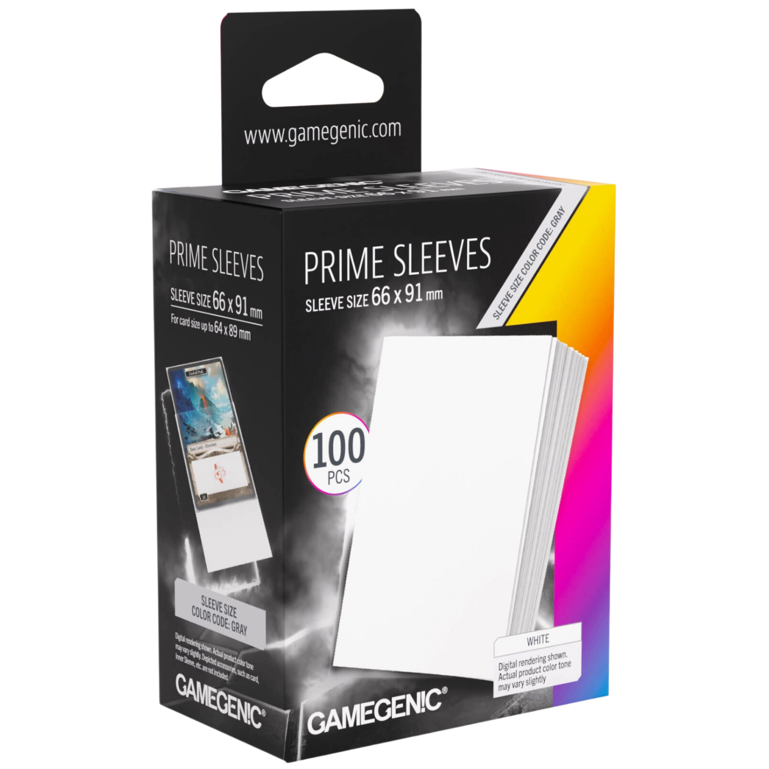 Gamegenic Prime Sleeves White Toys - Trading Card - Geekd.dk