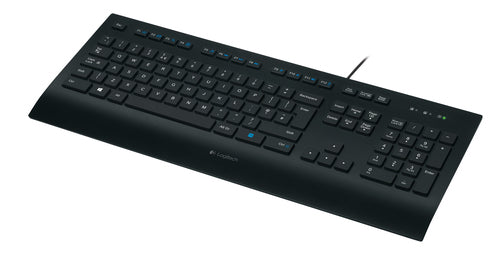Logitech Usb Tastatur Med Håndledsstøtte - Geekd.dk