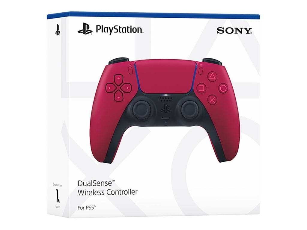 Sony Dualsense Gamepad Sony Playstation 5 Sort Rød Controller - Geekd.dk
