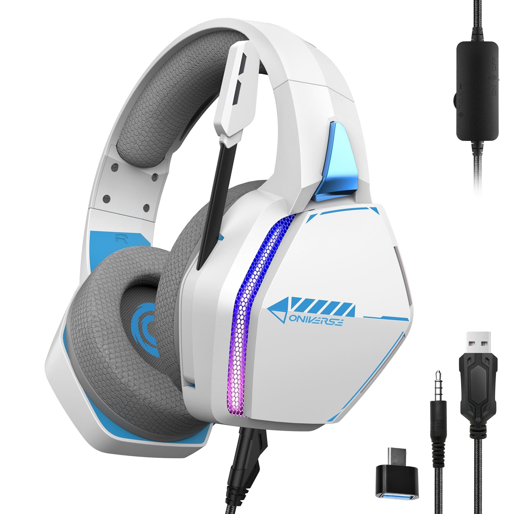 Oniverse Gaming Headset Nebula - Arctic White Konsol Tilbehør - Geekd.dk
