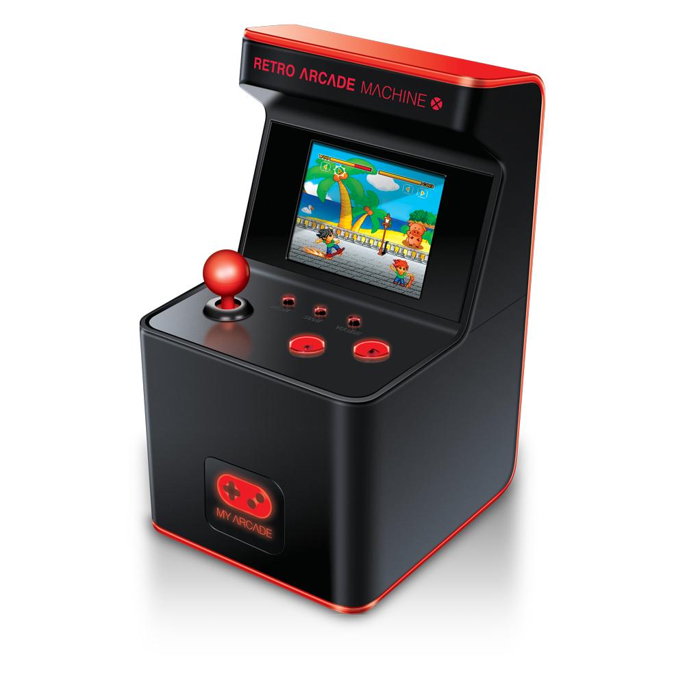 My Arcade Portable Retro Machine X 16-bit Mini Arcade Cabinet (includes 300 Built In Games) Arkademaskine - Geekd.dk