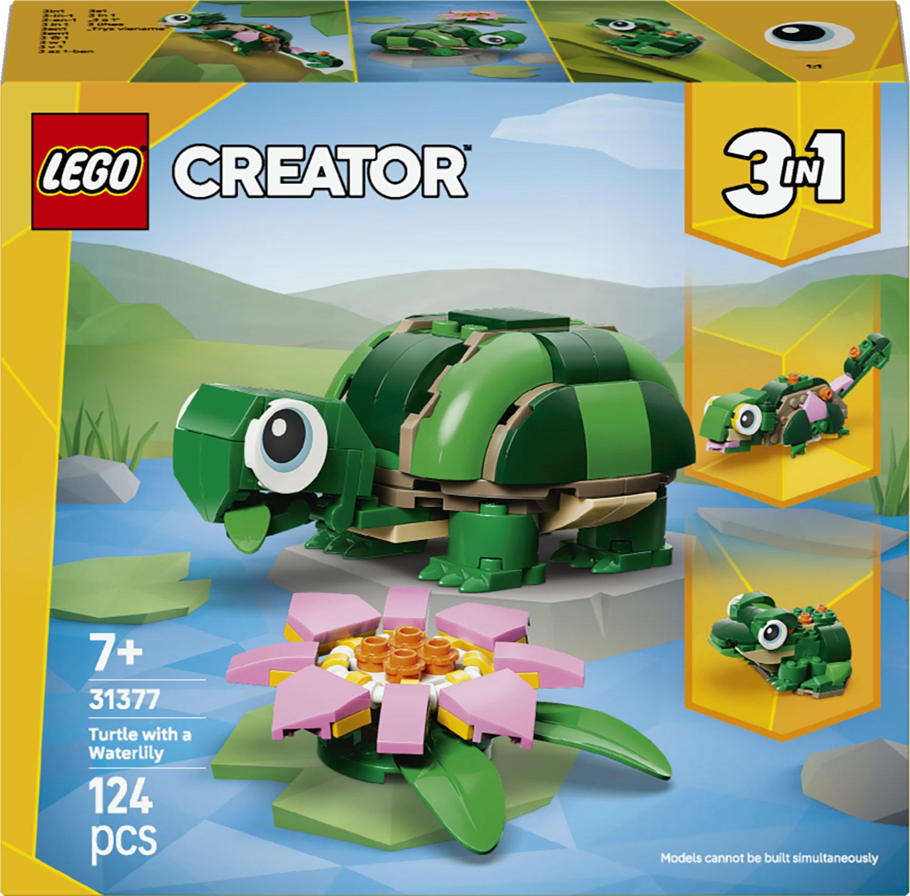 Lego Creator  -  Skildpadde Med åkande Blomst - Geekd.dk